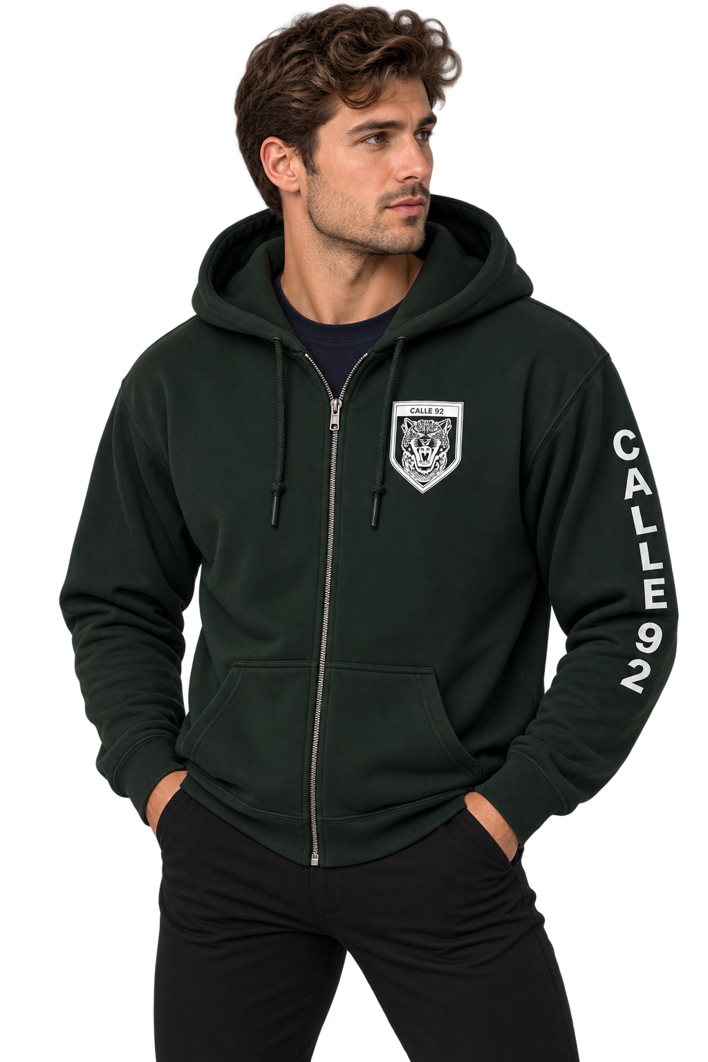 Calle Cat Hoodie - Zip Up