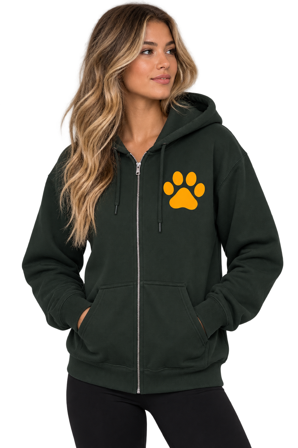 Bad Boy Bear Zip Up Hoodie